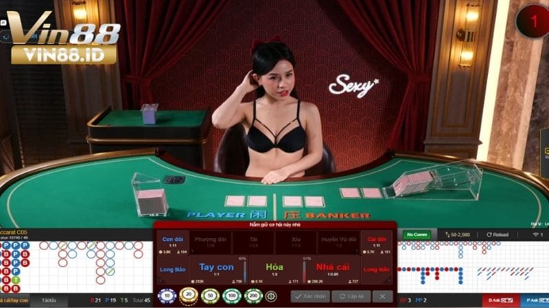 Baccarat Online - Trò Chơi Bài Được Yêu Thích Nhất Tại Casino VIN88 Baccarat online là hình thức chơi bài Baccarat tại sòng bài trực tuyến