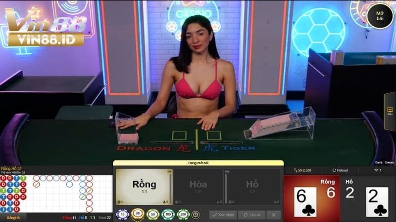 Rồng Hổ Online - Tìm Hiểu Luật Chơi Chi Tiết Nhất Tại Casino VIN88 Rồng hổ online hấp dẫn không kém ngoài đời
