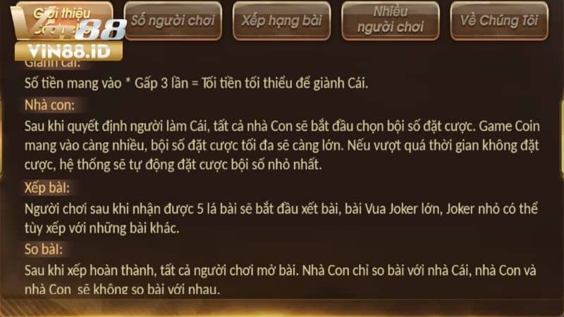 Khám Phá Ngầu Hầm Online Tại Game Bài VIN88 Luật chơi ngầu hầm online tại game bài VIN88