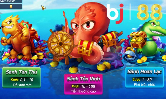 Các phòng cược trong Vương Giả Đánh Cá