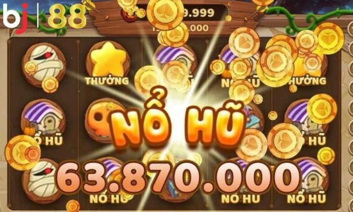 Nỏ hũ Kho Báu Của Yêu Tinh có giao diện quay thưởng đẹp mắt